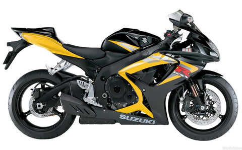 06 gsxr 750 black and yellow model gas tank