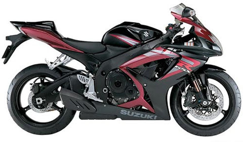 06 gsxr 750 black and red model gas tank