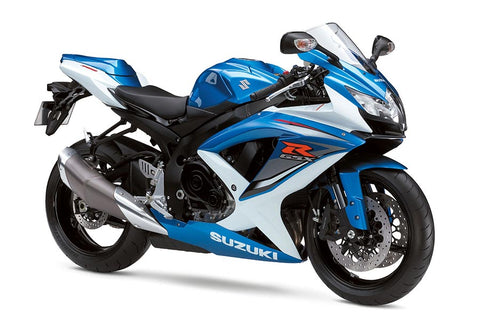 09 gsxr 750 blue and white model gas tank