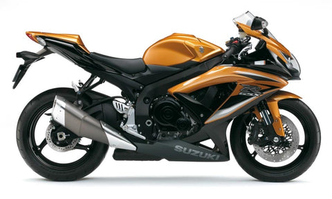 09 gsxr 750 orange and black model gas tank