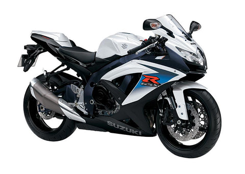 2010 gsxr 750 white and black model gas tank