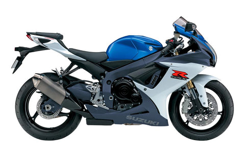 2012 gsxr 750 blue and white model gas tank