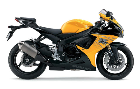 2012 gsxr 750 yellow and black model gas tank