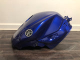 08-16 Yamaha R6 tank blue with symbols