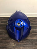 08-16 Yamaha R6 tank blue with symbols